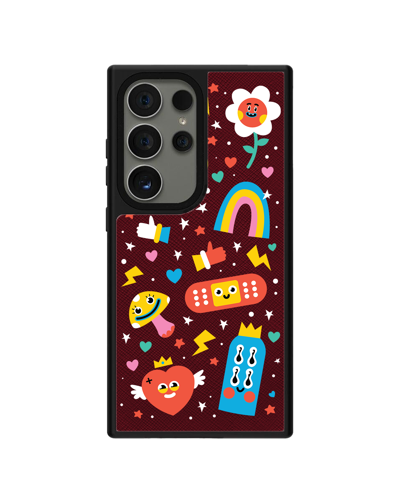 Android Leather Grip - Red Club