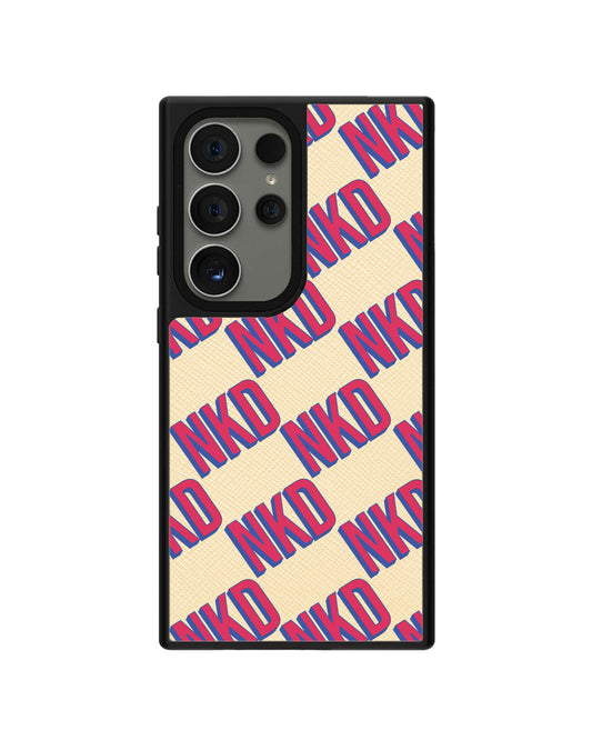 Android Leather Grip - CUSTOM MONOGRAM 3.0 Diagonal Initial 2.0