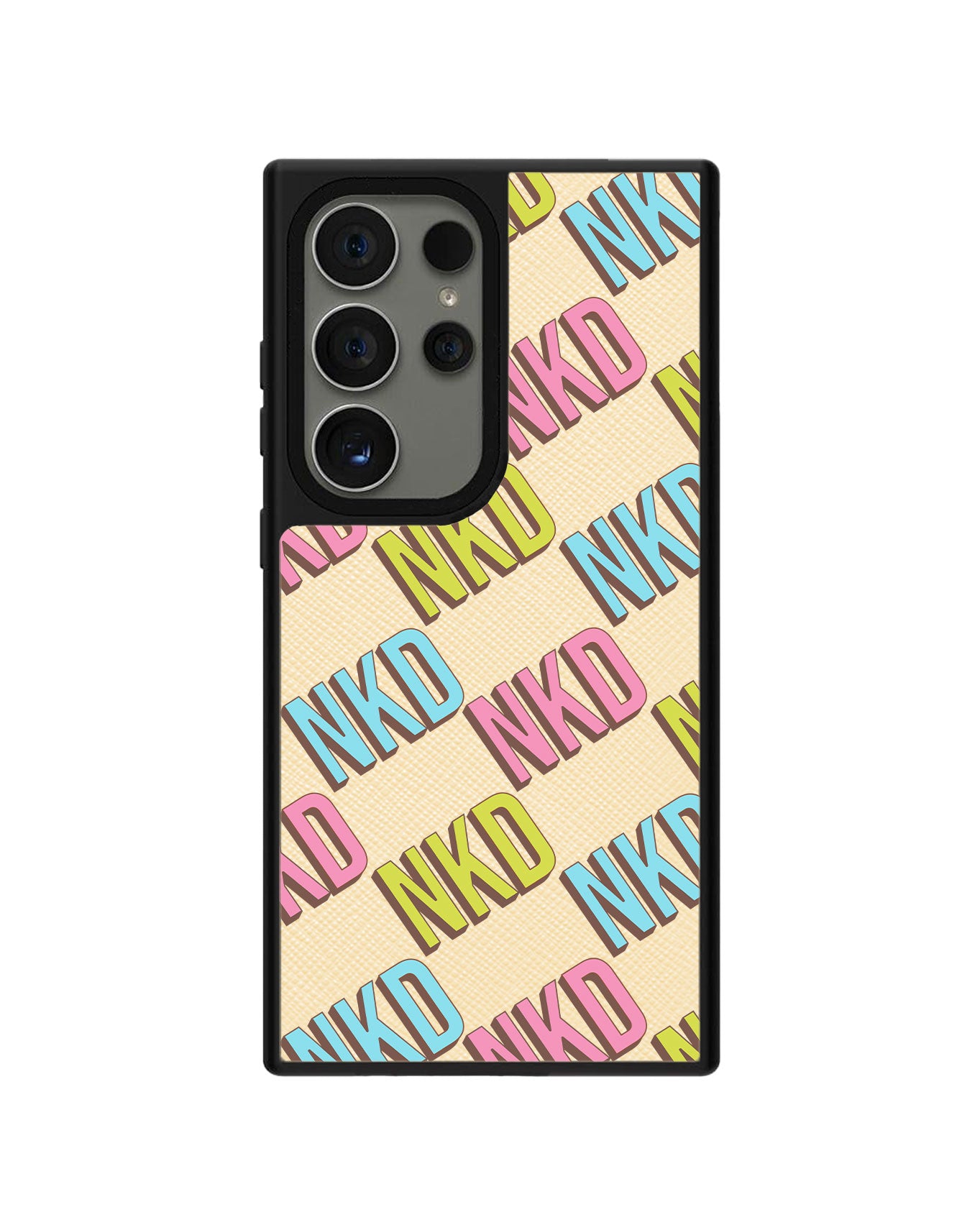 Android Leather Grip - CUSTOM MONOGRAM 3.0 Diagonal Initial 3.0