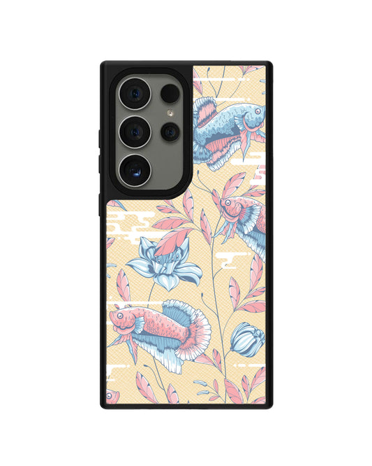 Android Leather Grip - Fish & Floral 3.0
