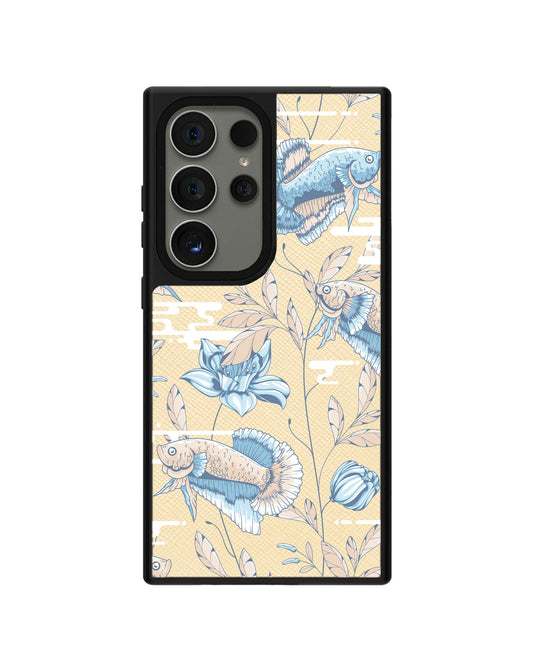 Android Leather Grip - Fish & Floral 4.0