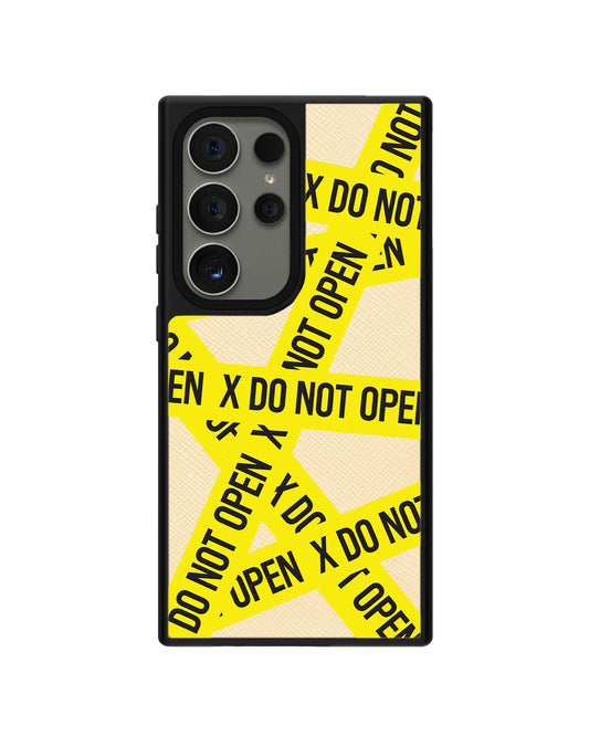 Android Leather Grip - Do Not Open 2.0