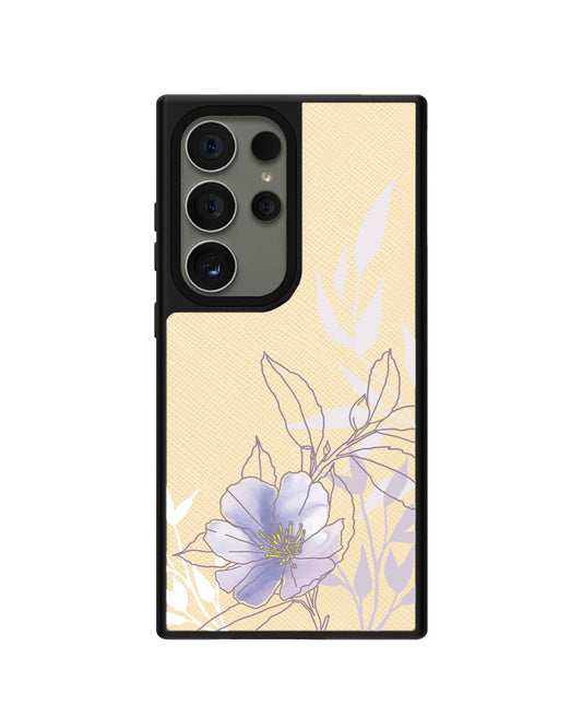 Android Leather Grip - Purple Lily