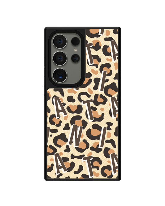 Android Leather Grip - CUSTOM MONOGRAM 3.0 Leopard 2.0