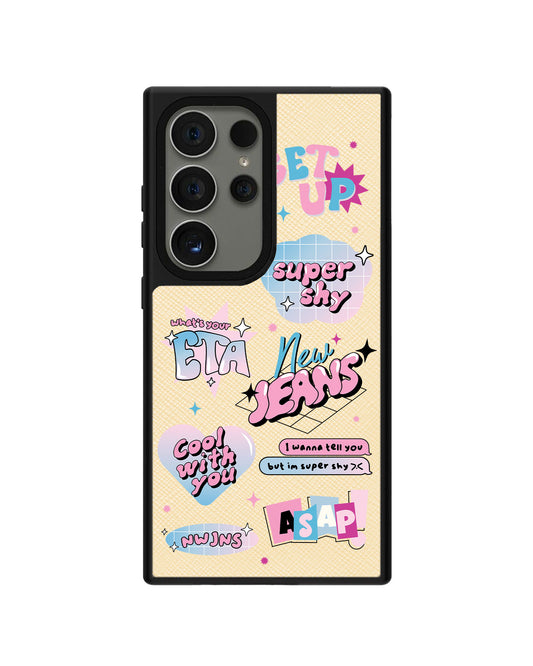 Android Leather Grip - New Jeans Super Shy