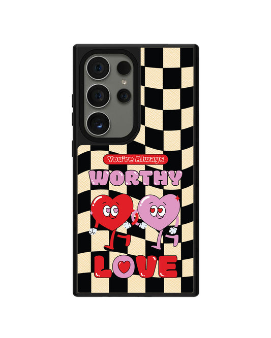 Android Leather Grip - Worthy Love