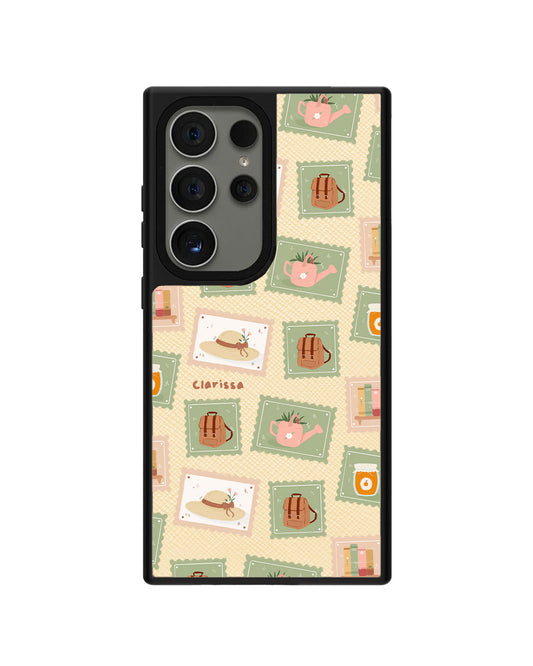 Android Leather Grip - Cottagecore Stamps