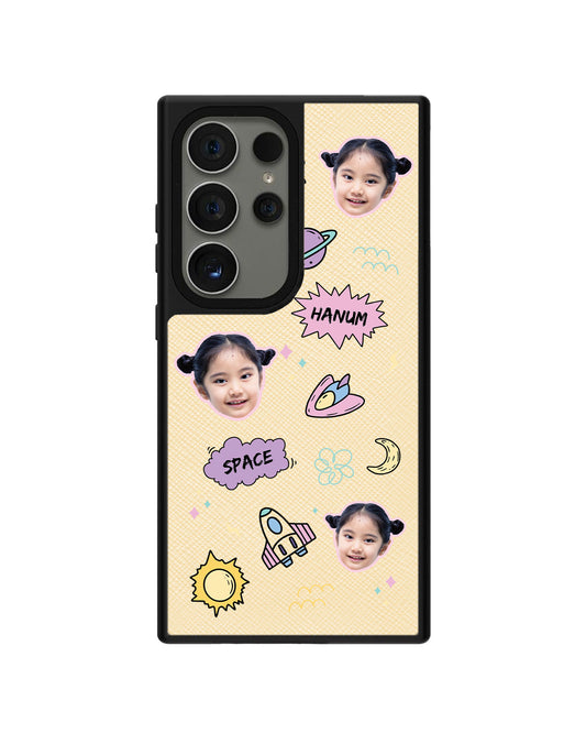 Android Leather Grip - Face Grid Space