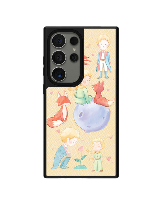 Android Leather Grip - Little Prince & Fox