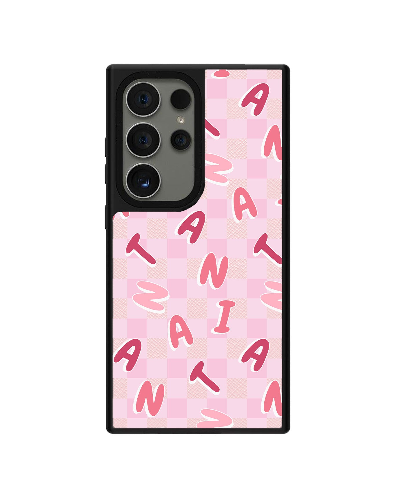Android Leather Grip - CUSTOM MONOGRAM 3.0 Checkered 1.0