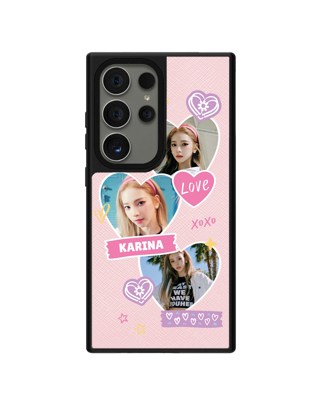 Android Leather Grip - Face Grid Love