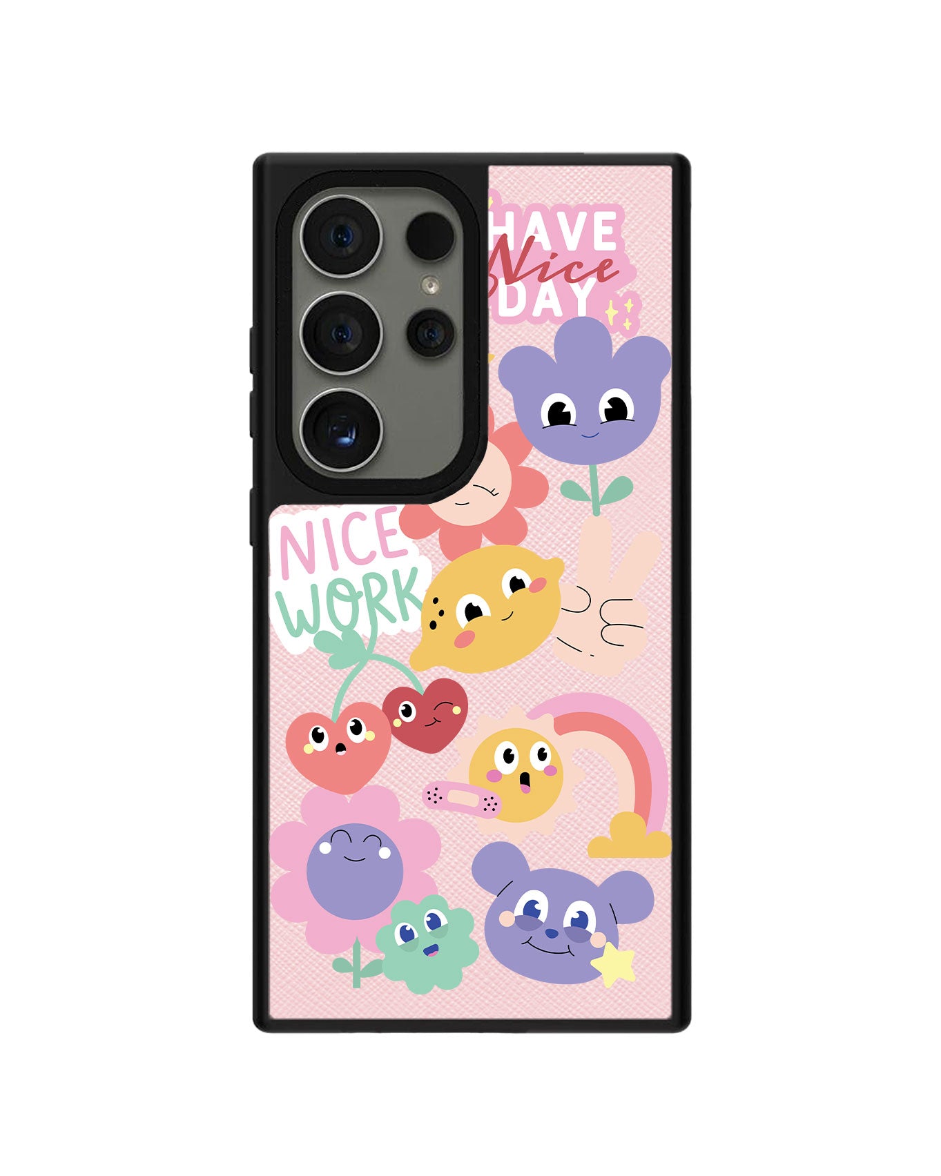 Android Leather Grip - Garden Party