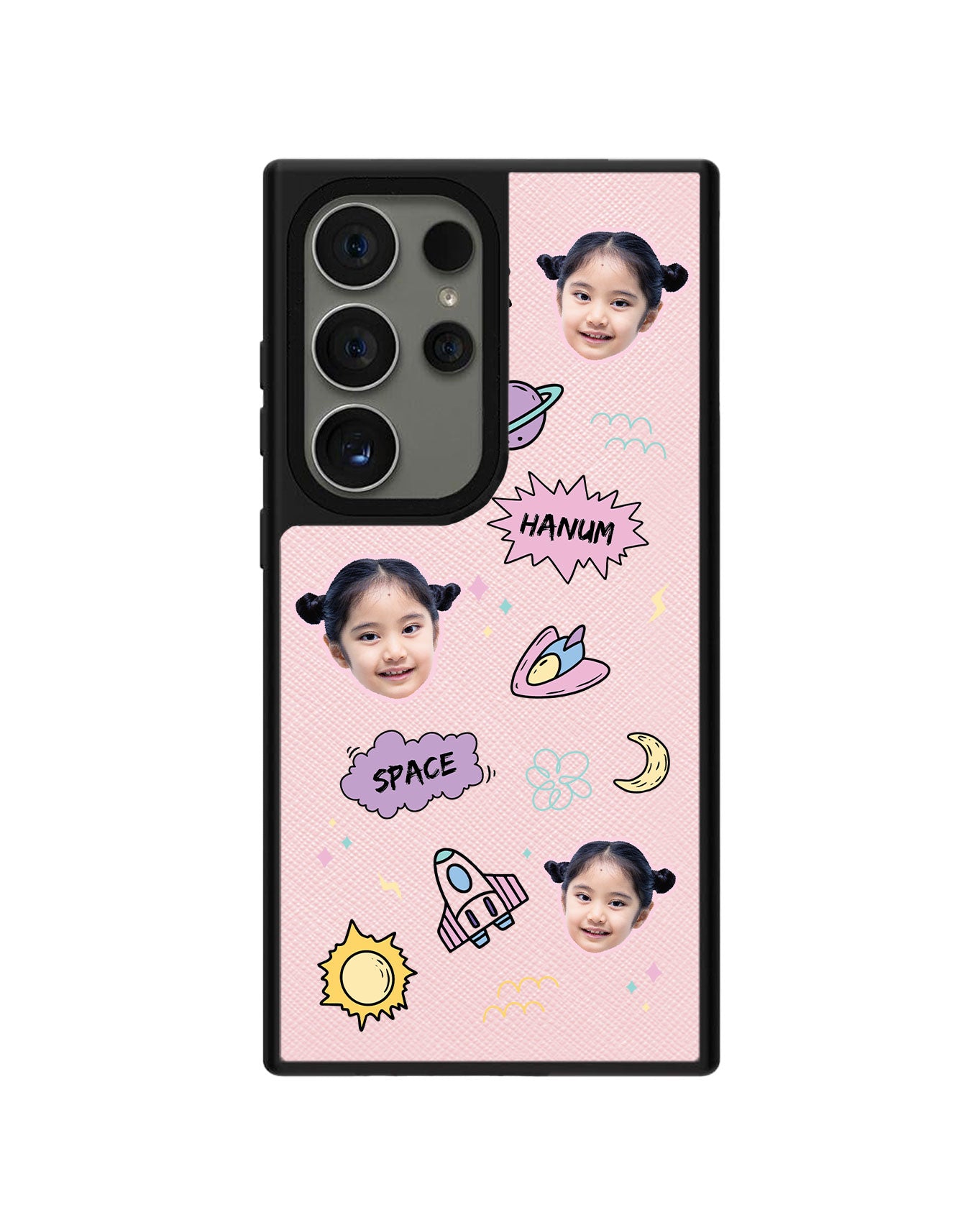 Android Leather Grip - Face Grid Space