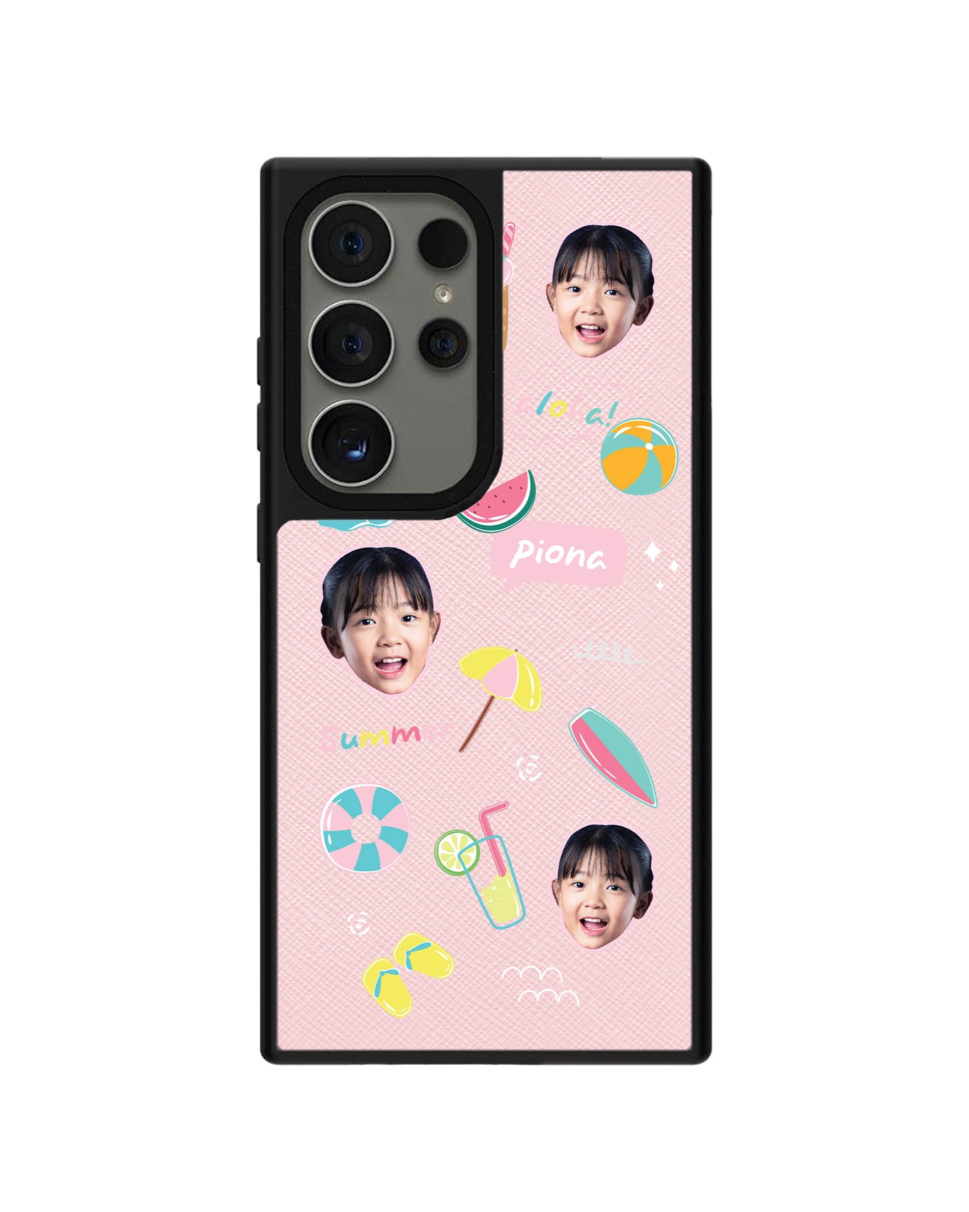 Android Leather Grip - Face Grid Summer