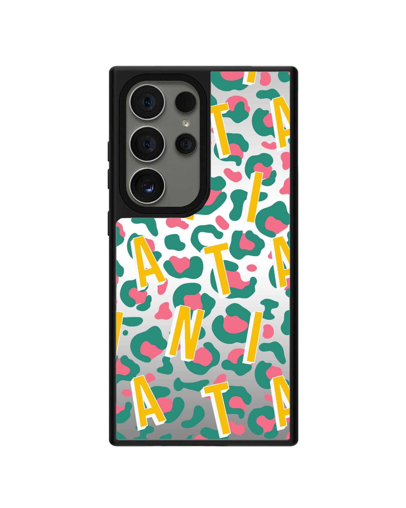 Android Mirror Grip - CUSTOM MONOGRAM 3.0 Leopard 4.0
