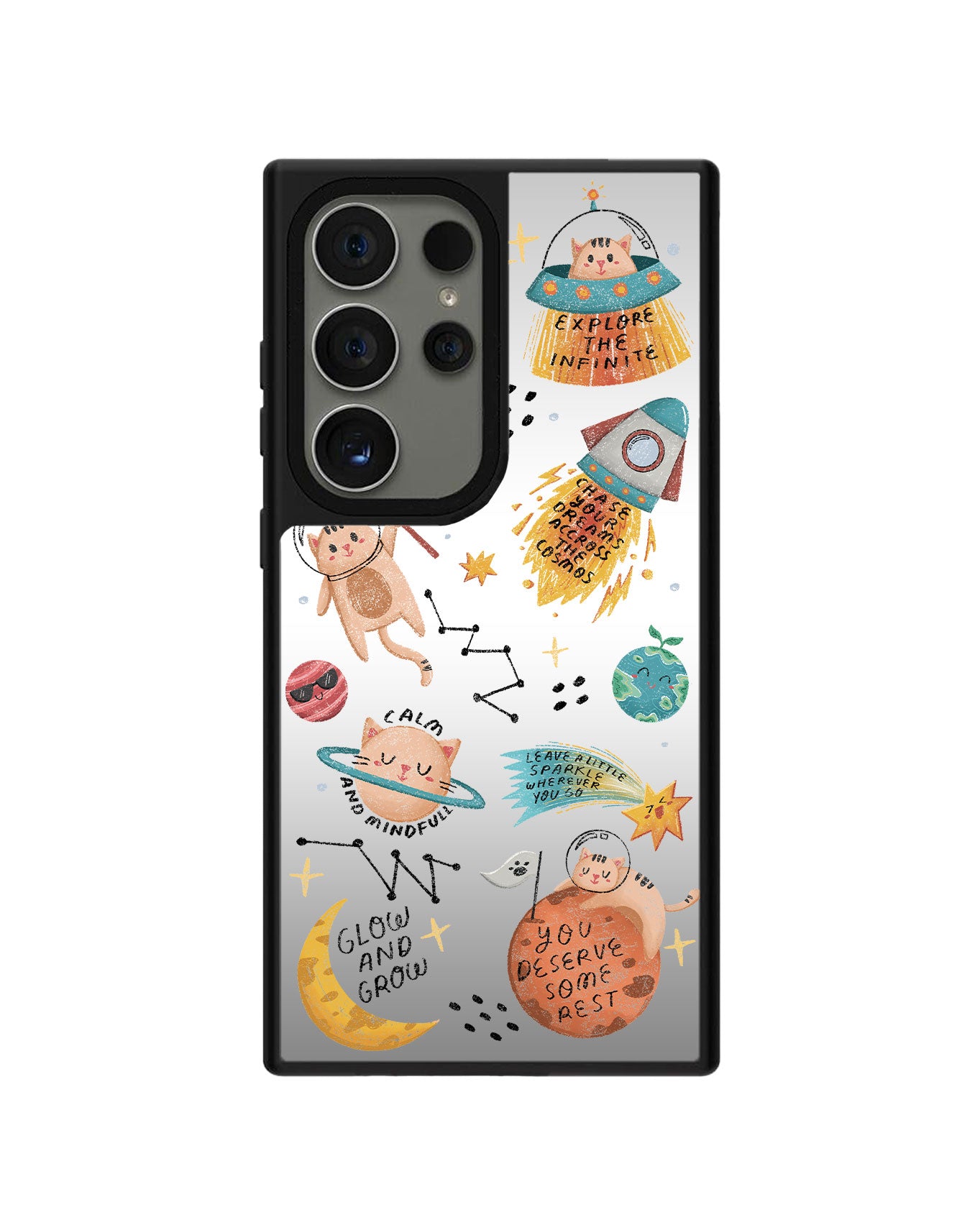Android Mirror Grip - Spaceship