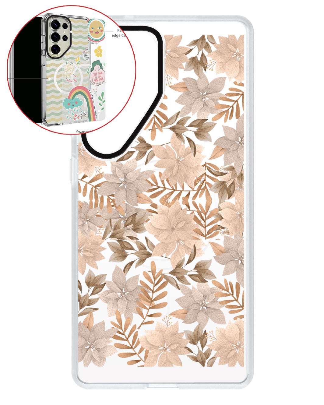 Magsafe Swappable Plate - Rustic Lily