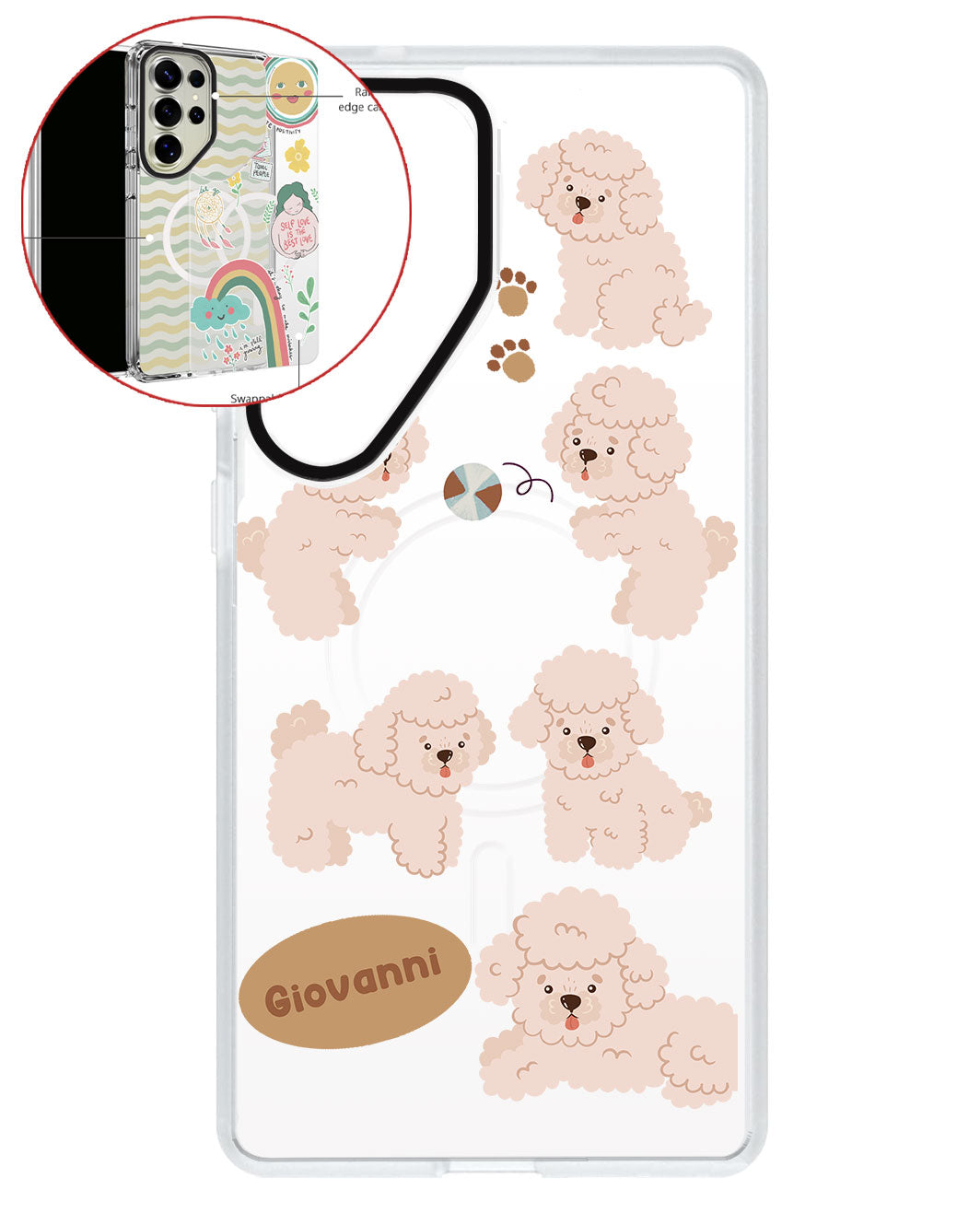 Magsafe Swappable Plate - Poodle squad 2.0