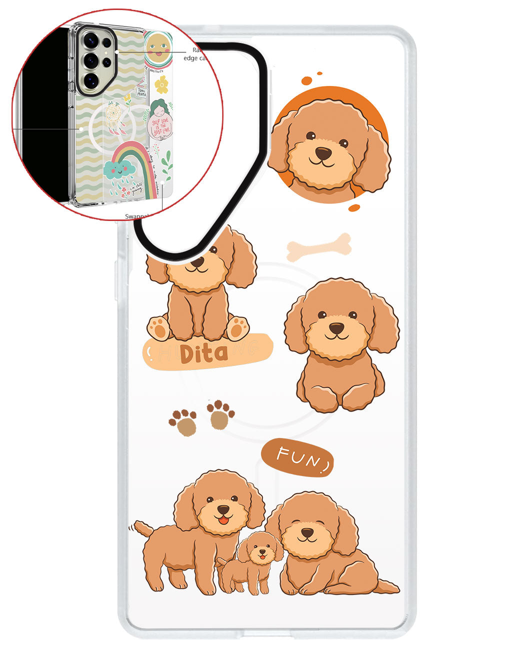 Magsafe Swappable Plate - Poodle squad 4.0