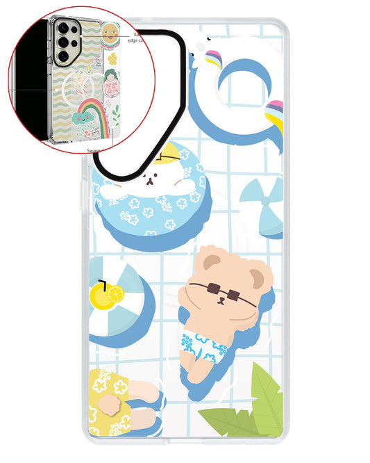 Magsafe Swappable Plate - Pool party Blue