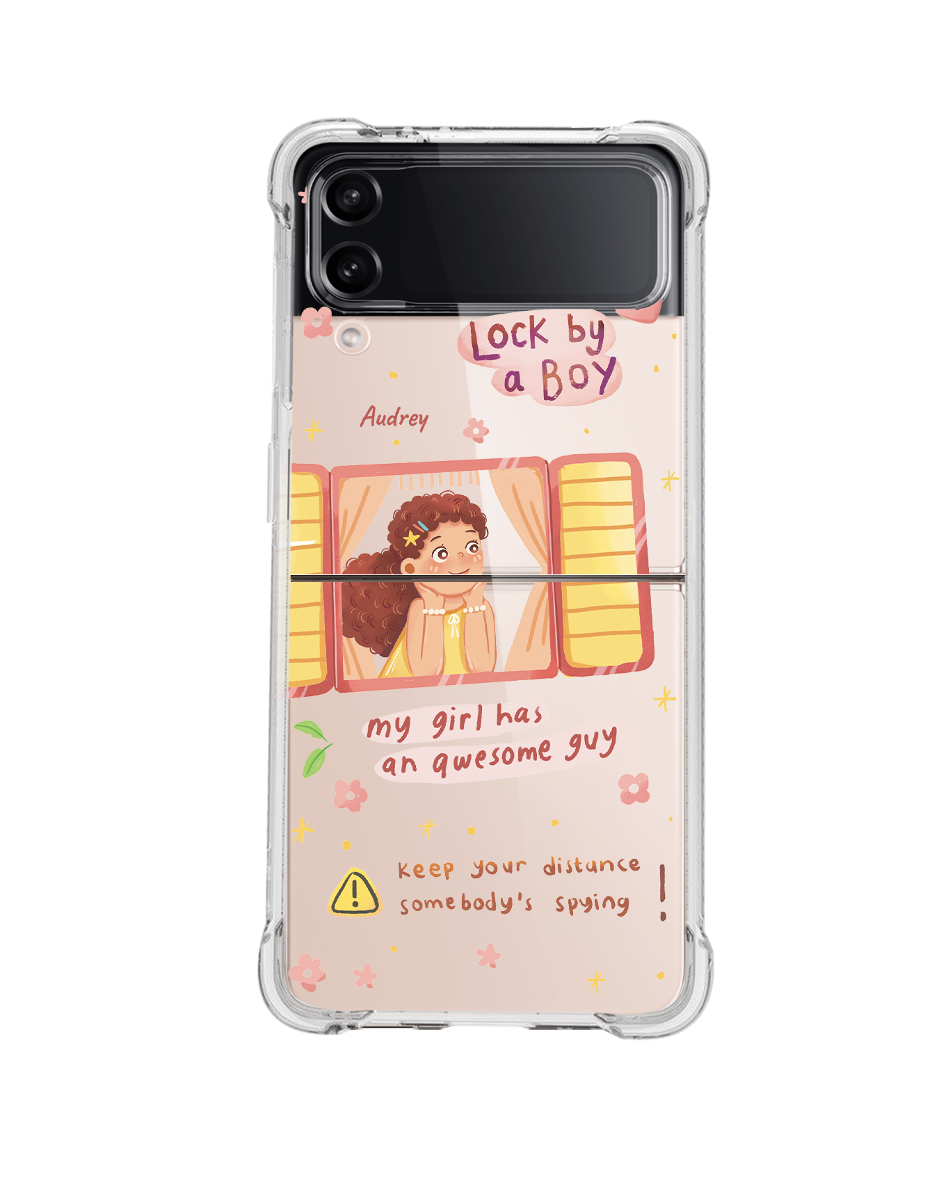 Android Flip / Fold Rearguard Hybrid - Crush Girl (Couple Case)