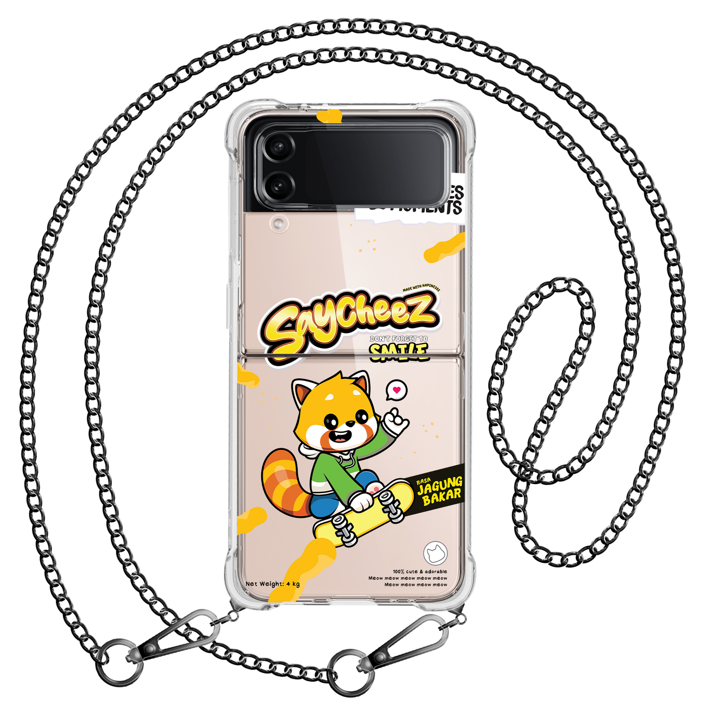 Android Flip / Fold Rearguard Hybrid - Say Cheez