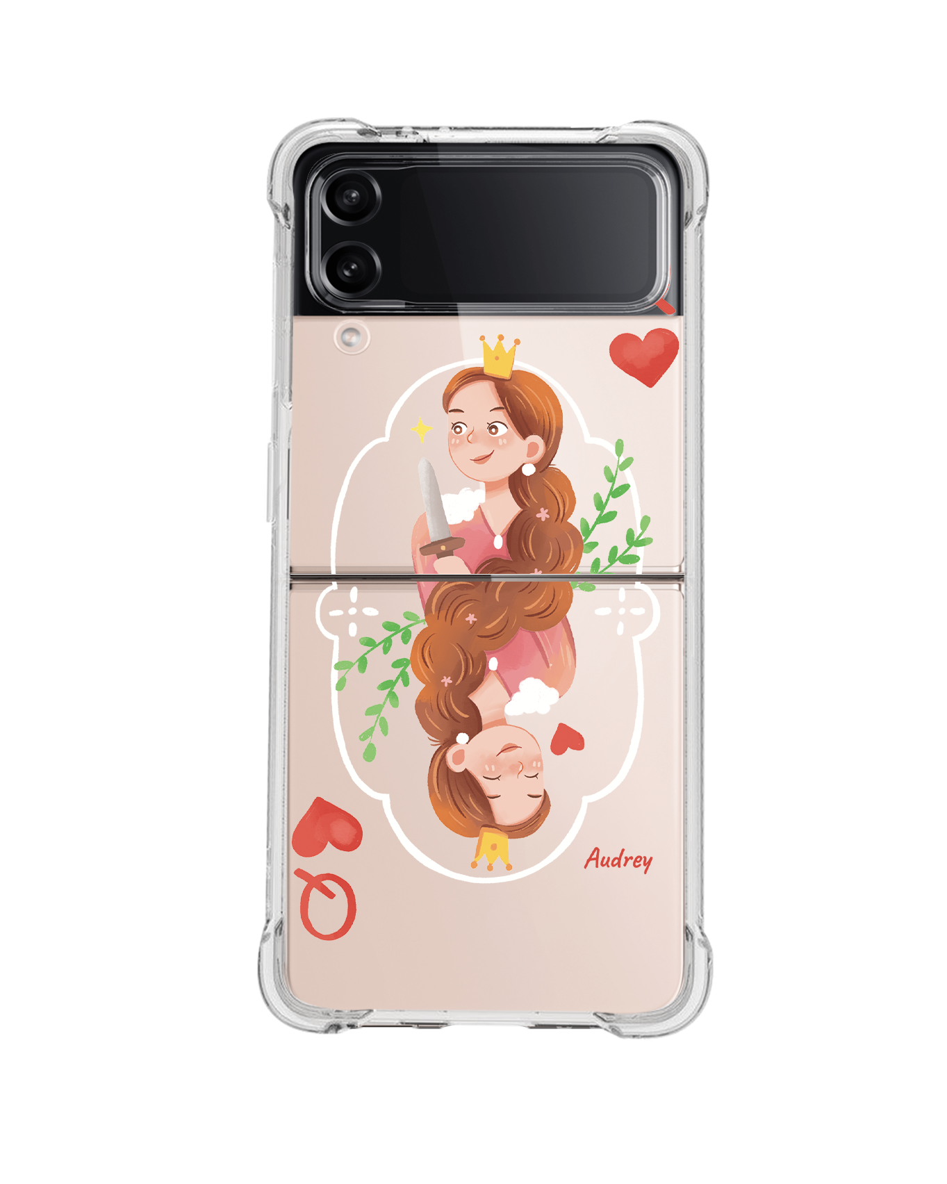 Android Flip / Fold Rearguard Hybrid - Queen (Couple Case)