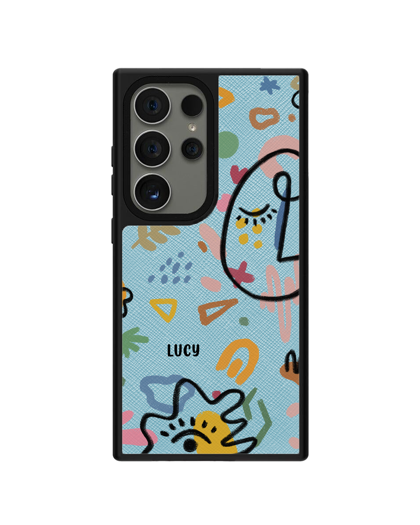 Android Leather Grip - Abstract 5.0