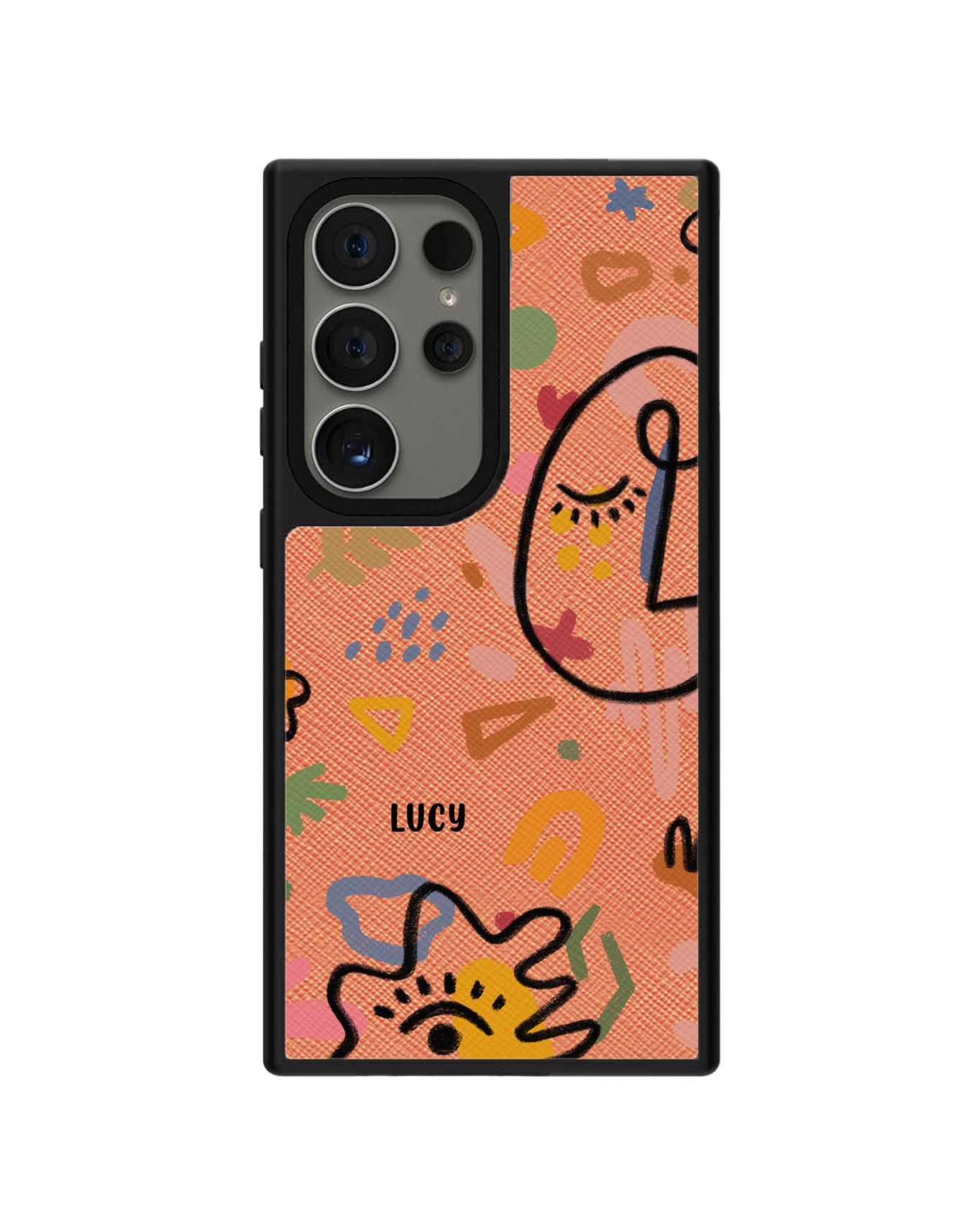 Android Leather Grip - Abstract 5.0