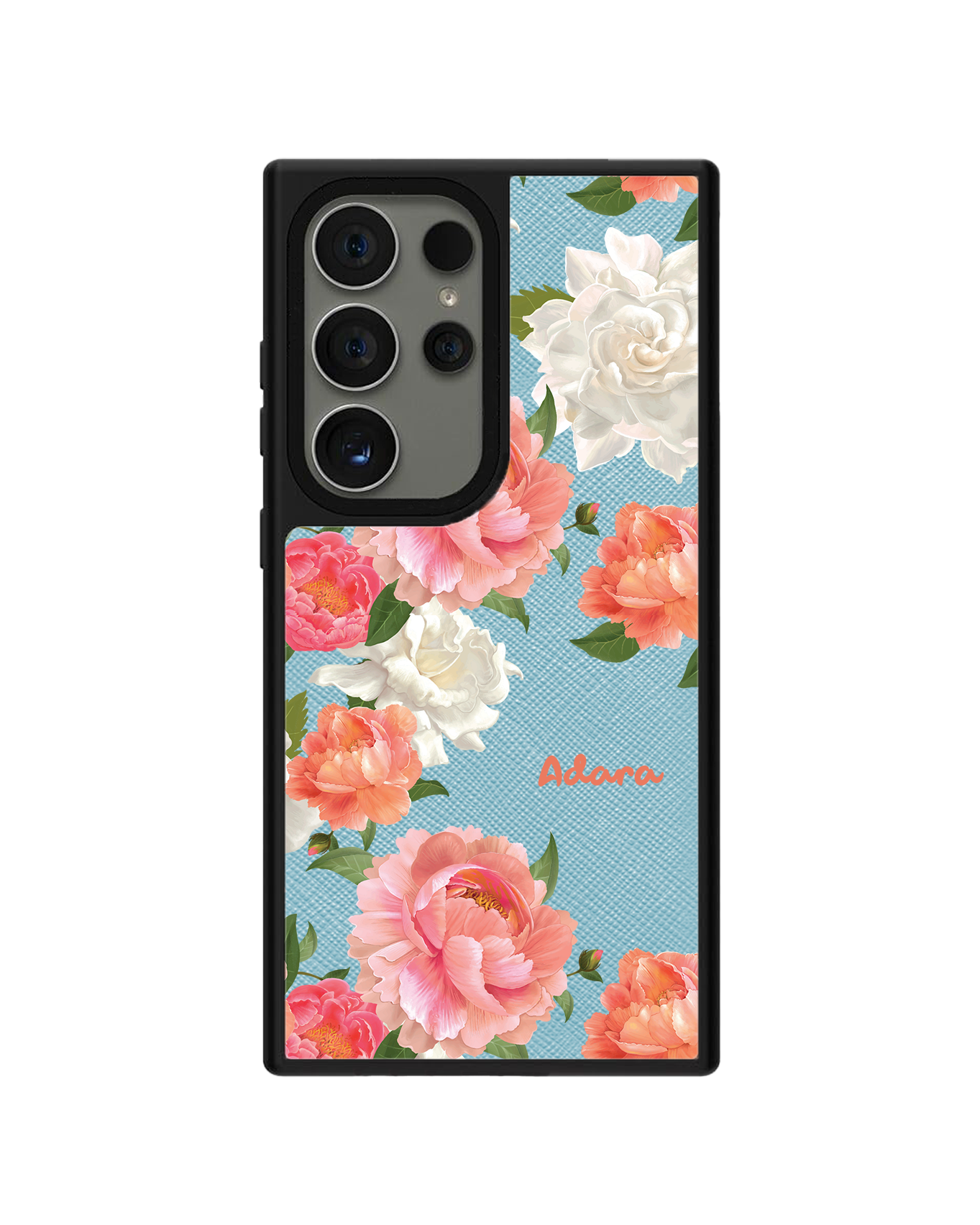 Android Leather Grip - August Peony