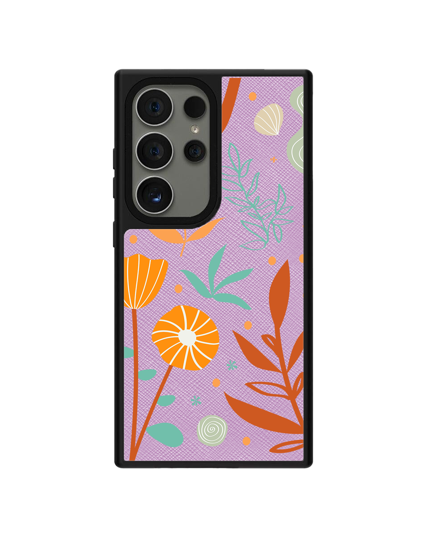 Android Leather Grip - Autumn Botanical