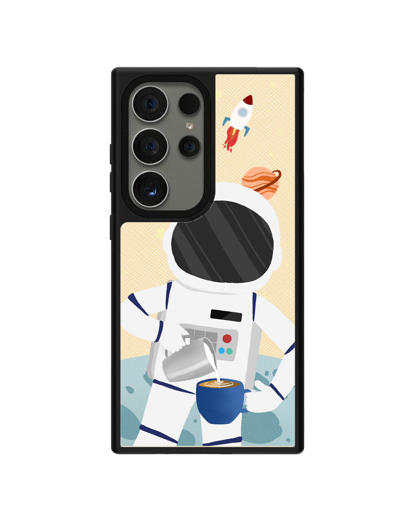Android Leather Grip - Baristronauts