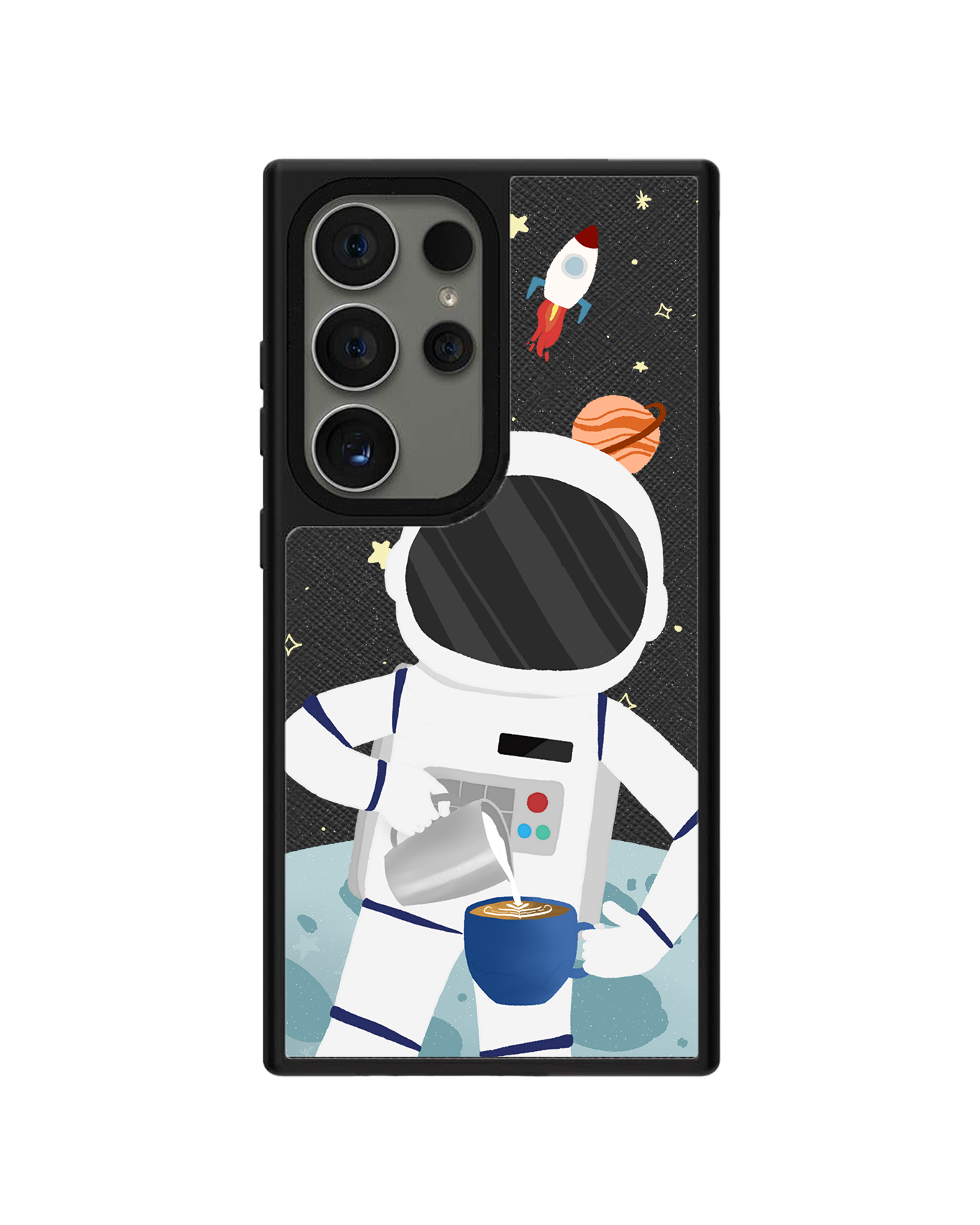 Android Leather Grip - Baristronauts