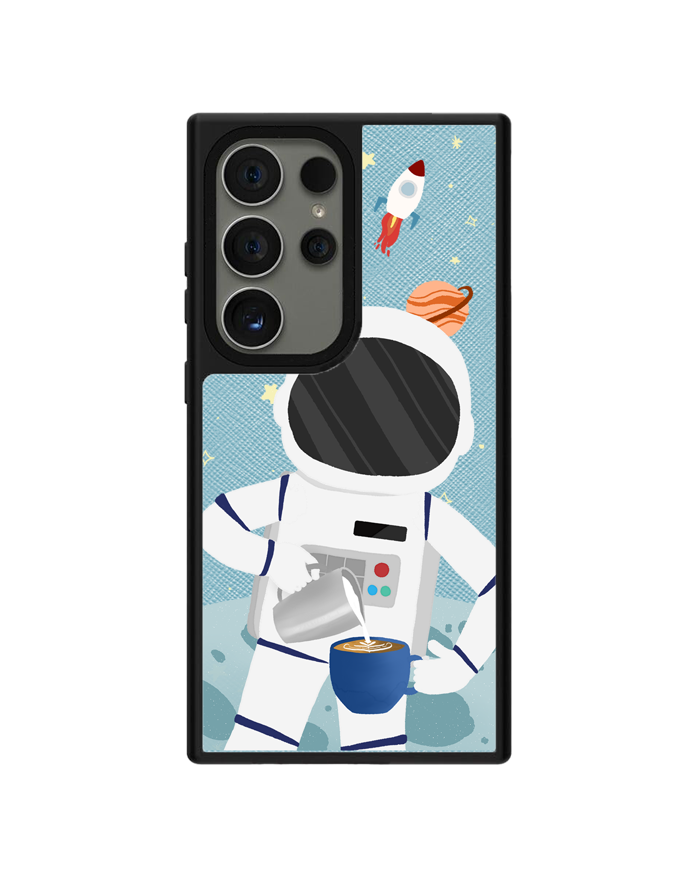Android Leather Grip - Baristronauts