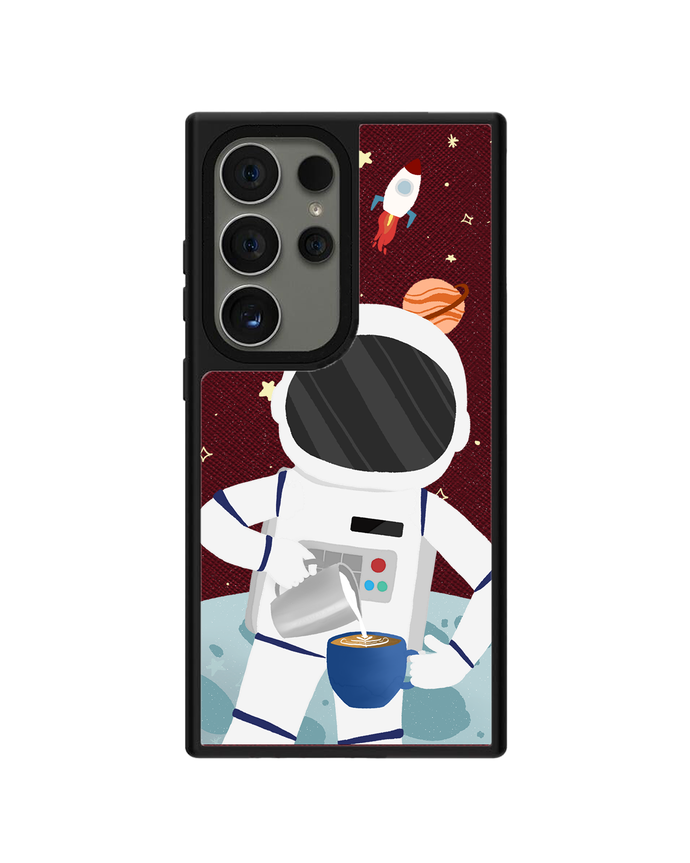 Android Leather Grip - Baristronauts