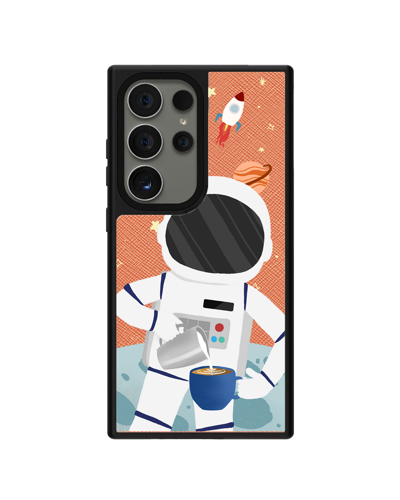 Android Leather Grip - Baristronauts