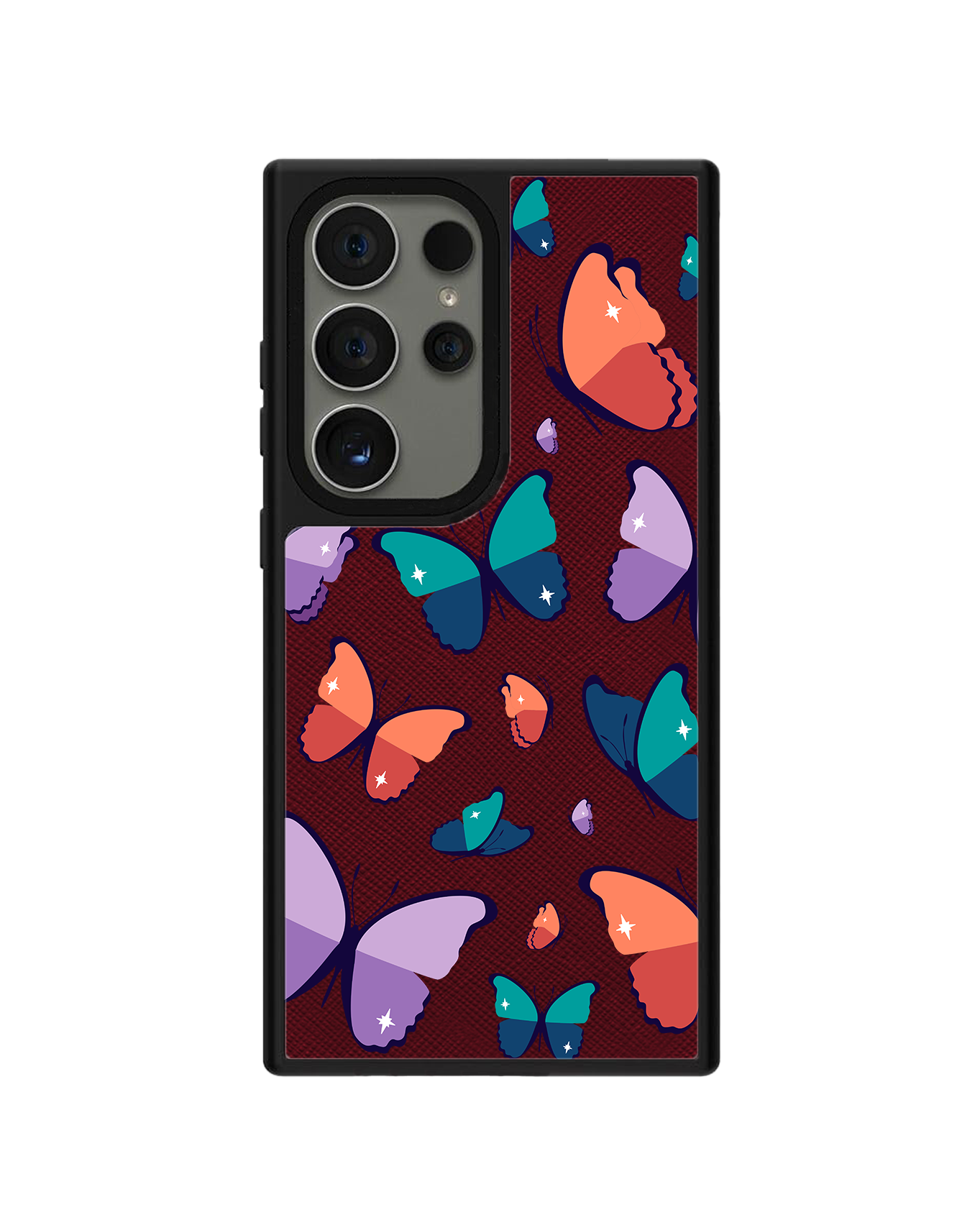 Android Leather Grip - Butterfly