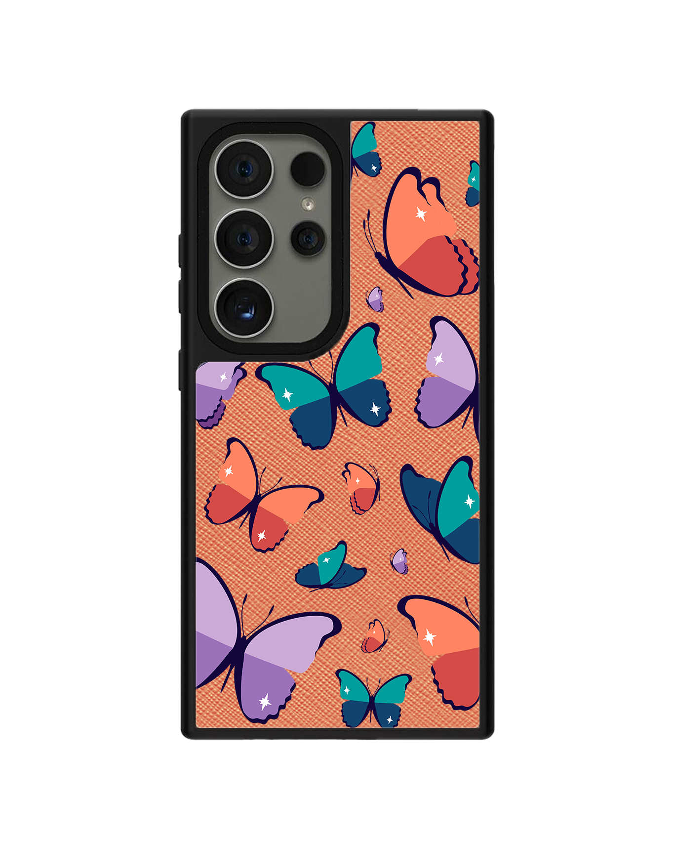 Android Leather Grip - Butterfly