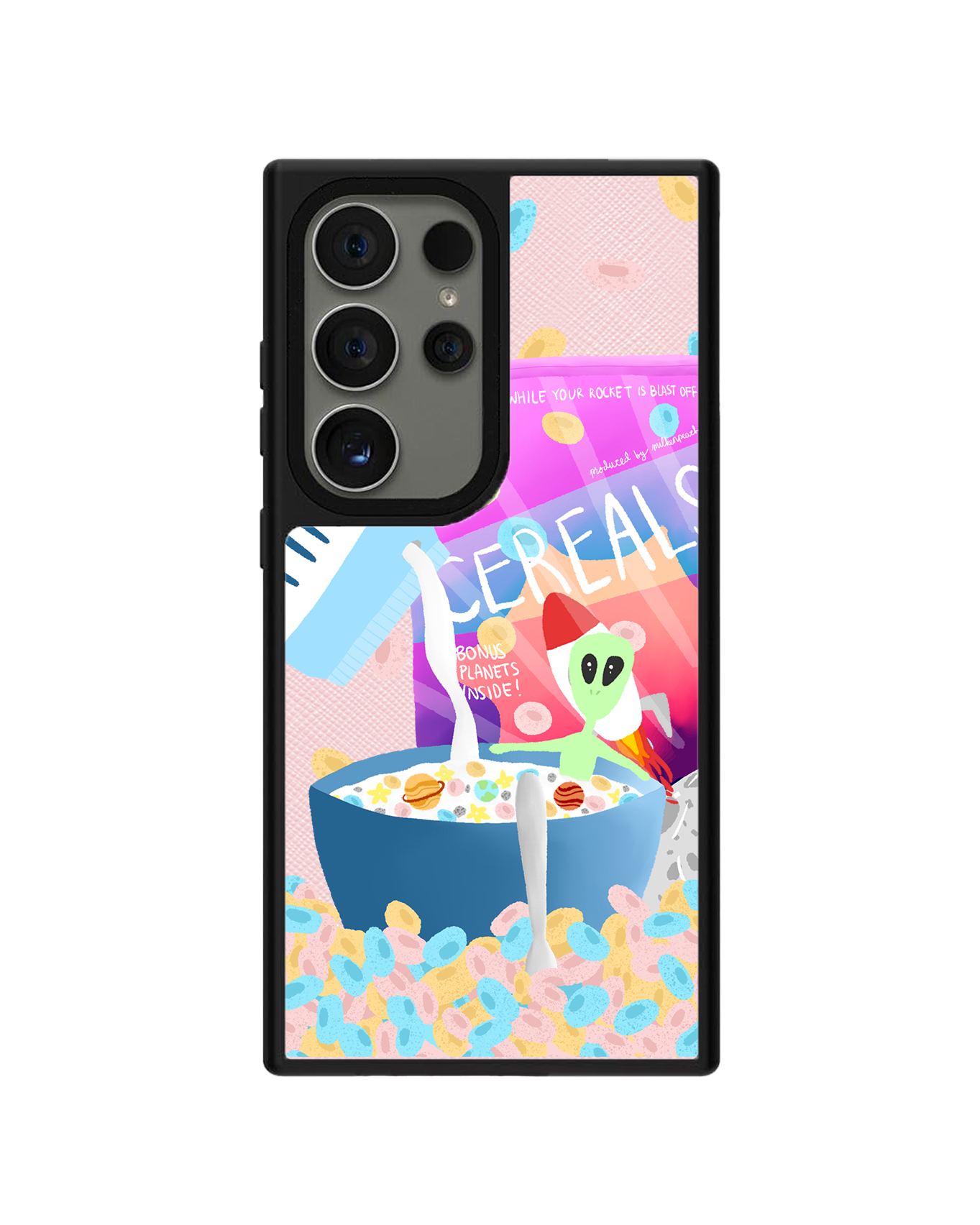 Android Leather Grip - Cerealiens