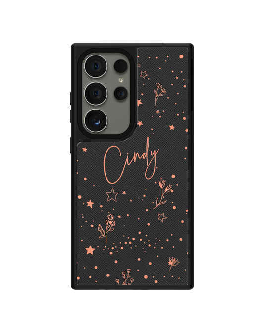 Android Leather Grip - Coral Constellation