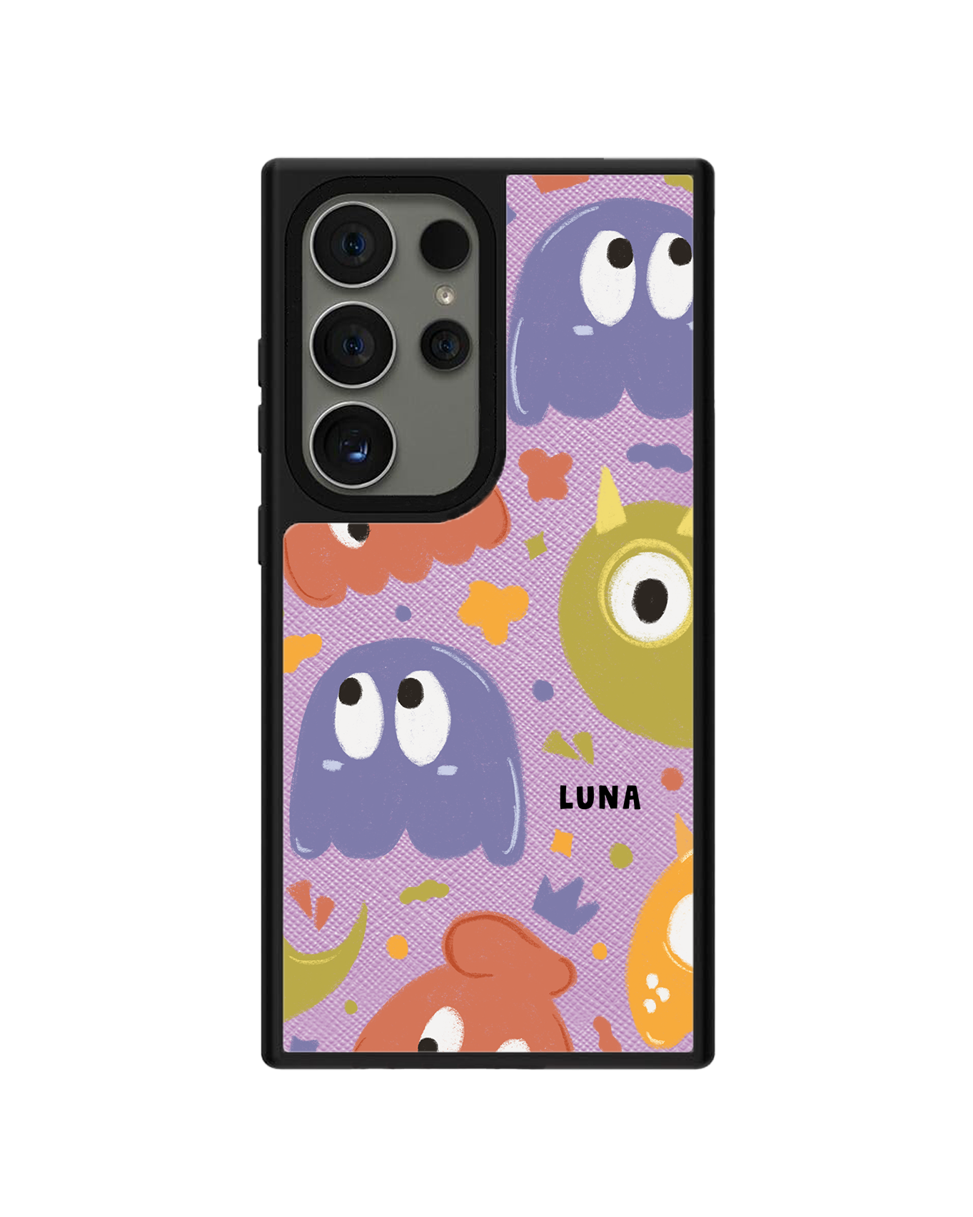 Android Leather Grip - Cute Monster 1.0