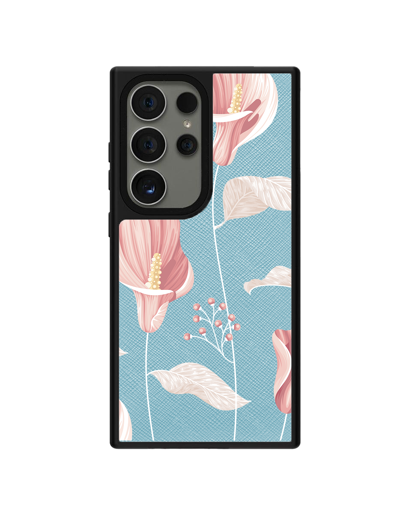 Android Leather Grip - Easter Lily