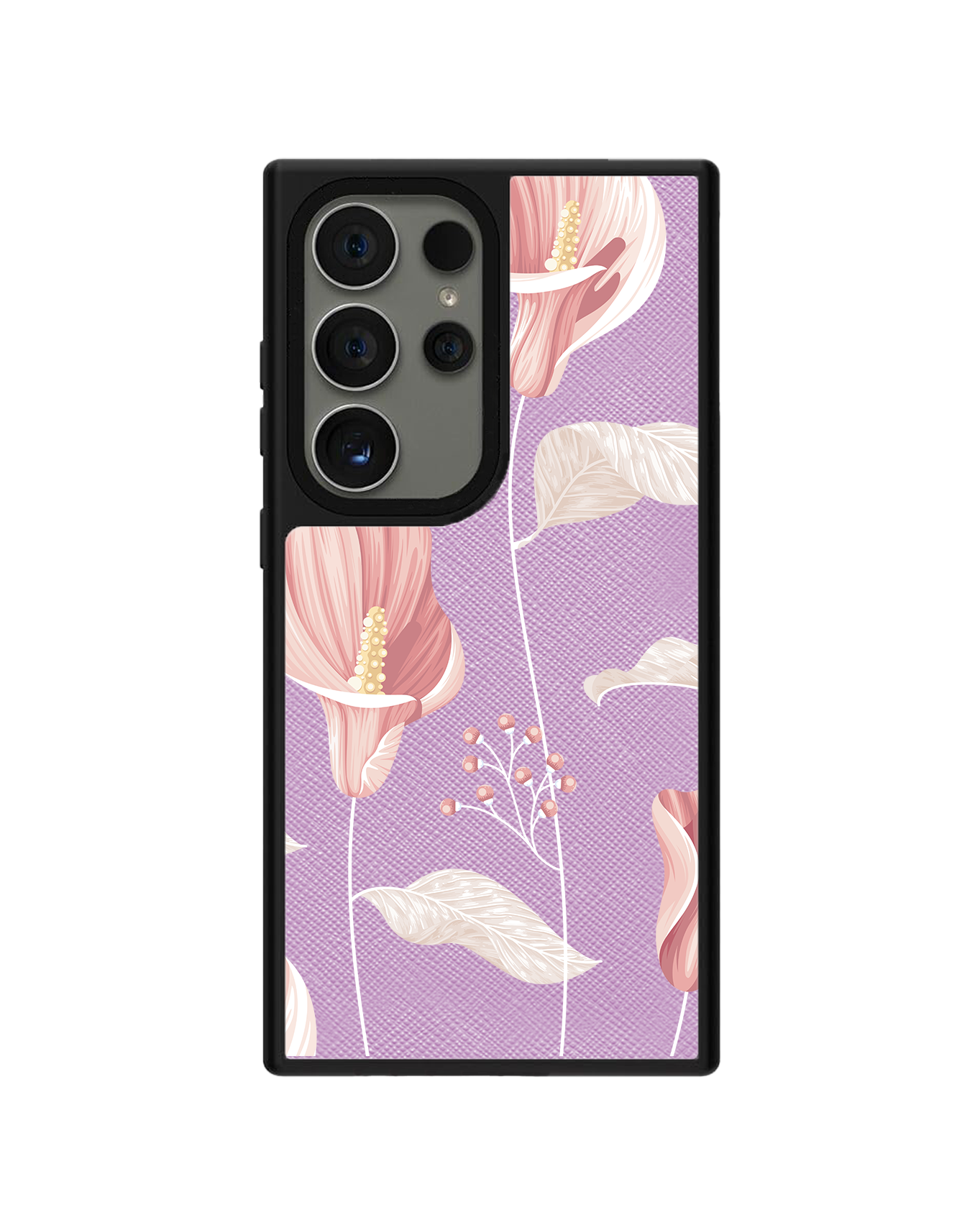 Android Leather Grip - Easter Lily