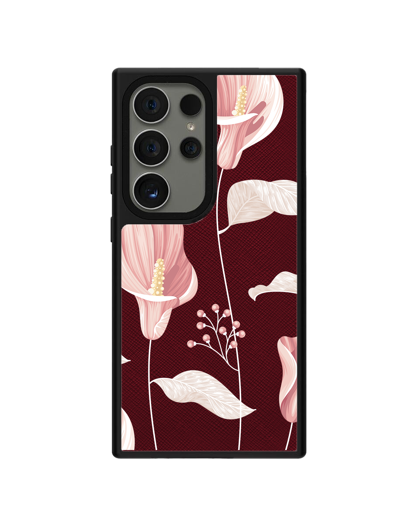 Android Leather Grip - Easter Lily