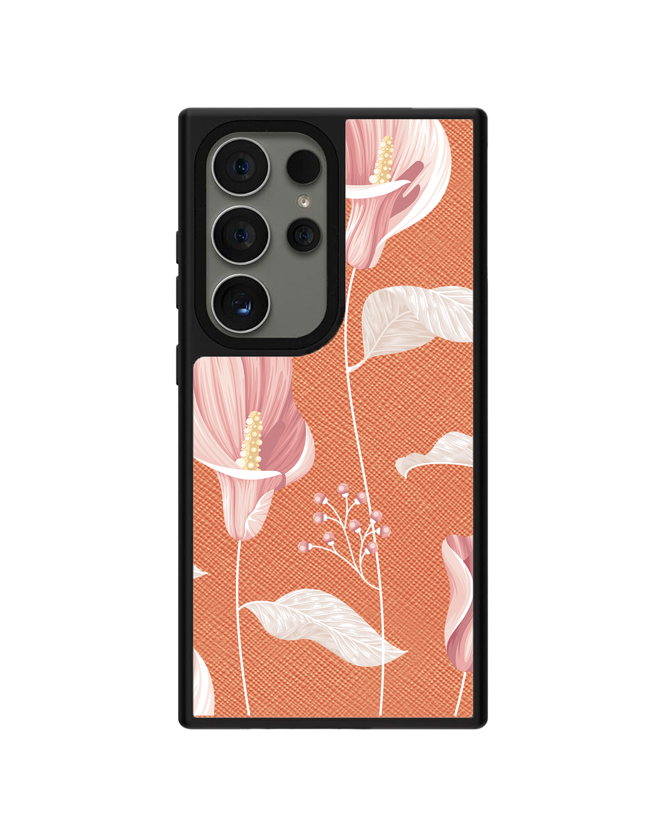 Android Leather Grip - Easter Lily