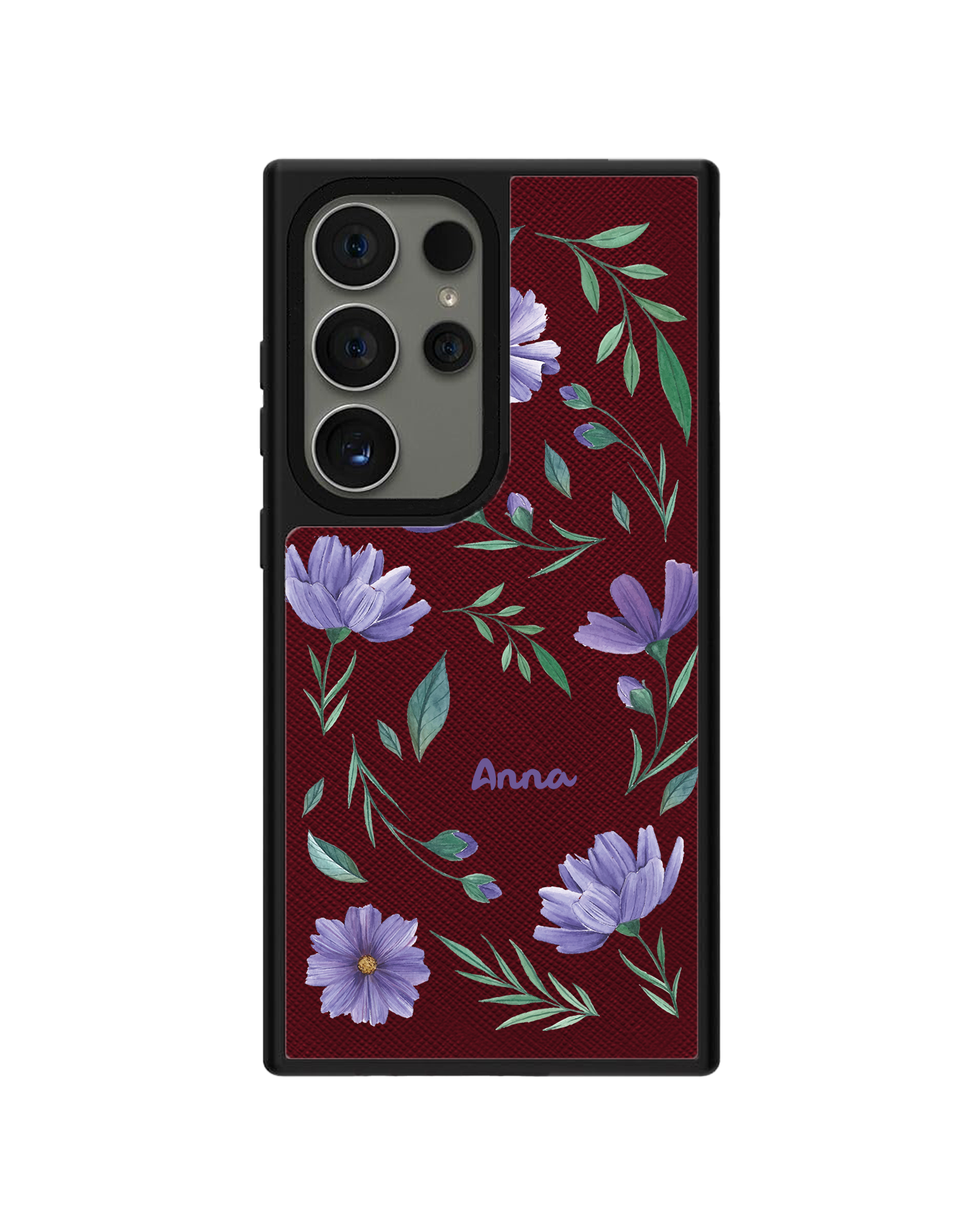 Android Leather Grip - February Violet