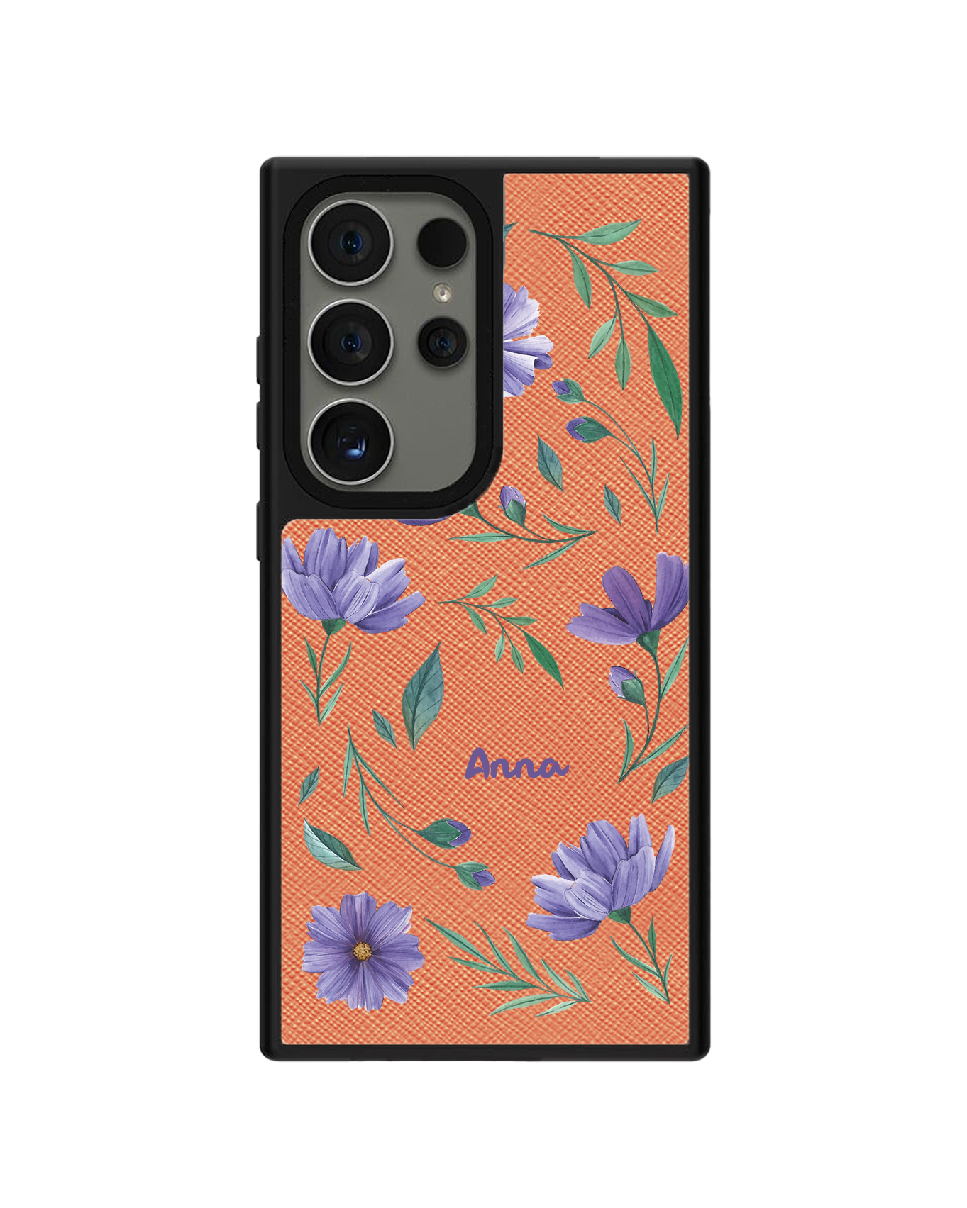 Android Leather Grip - February Violet