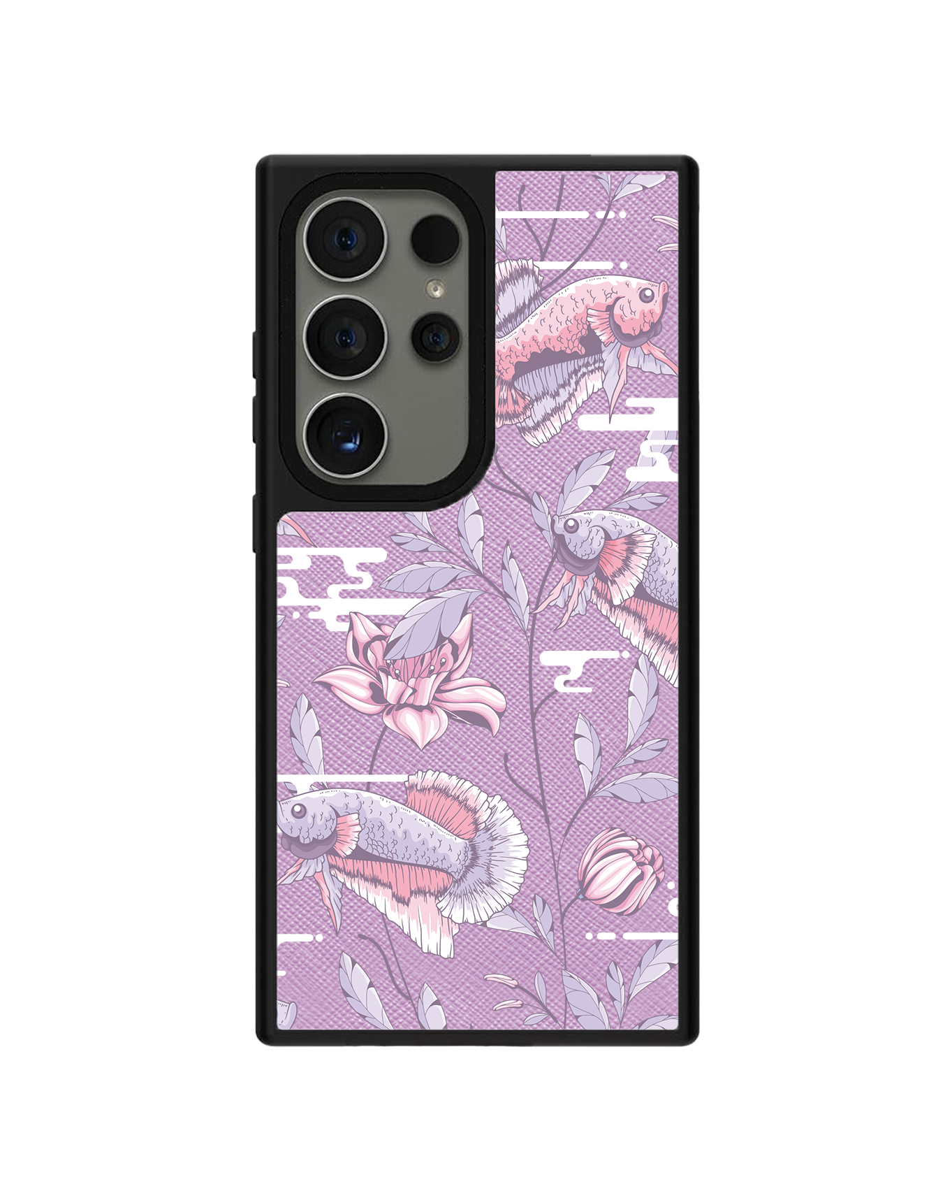 Android Leather Grip - Fish & Floral 1.0