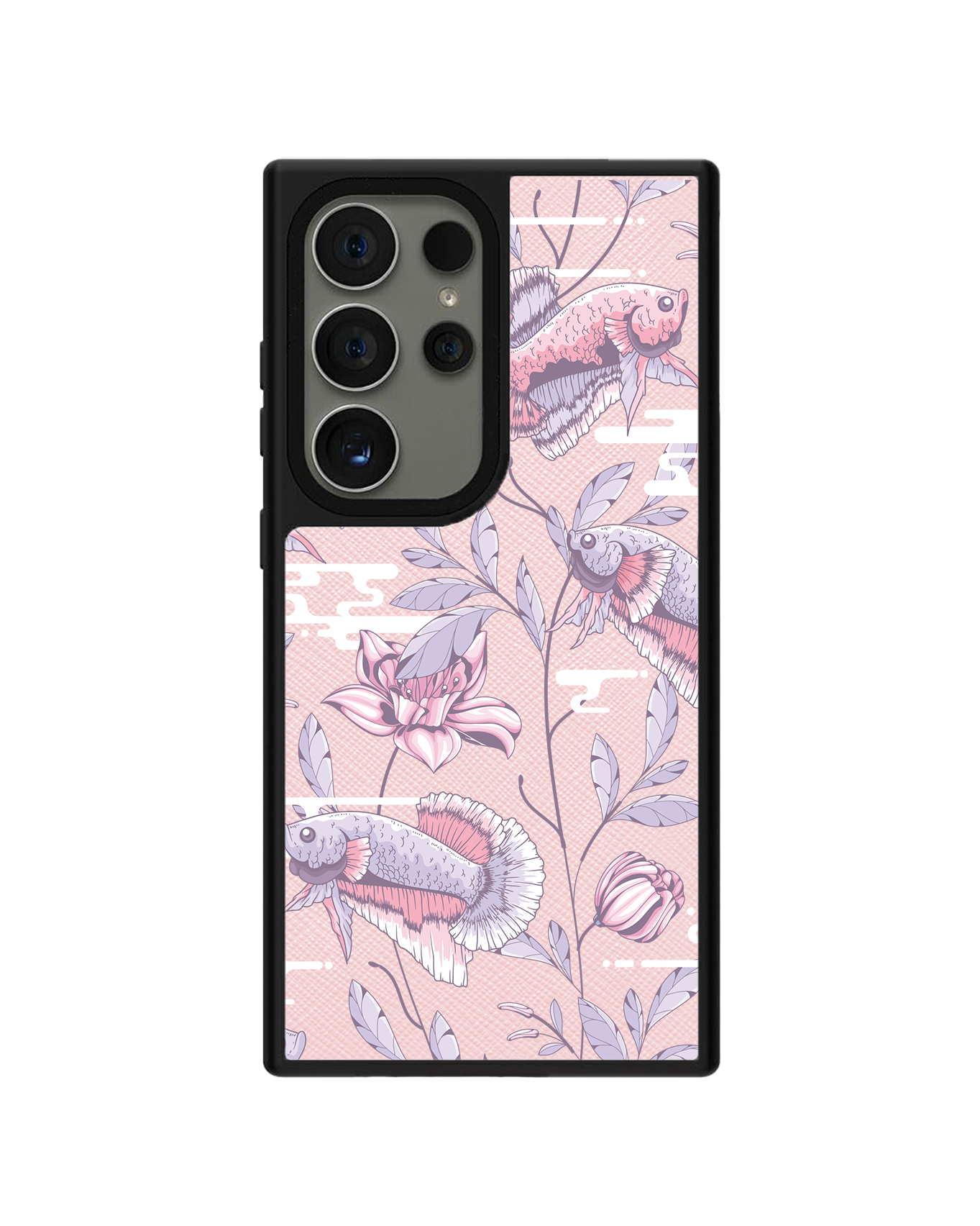Android Leather Grip - Fish & Floral 1.0