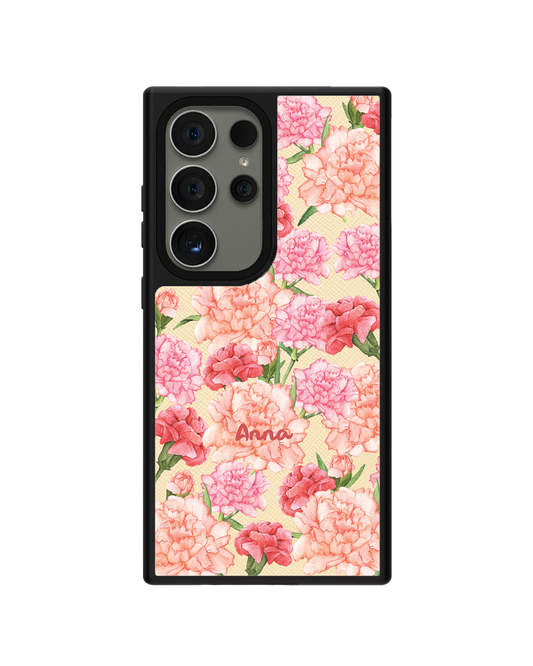 Android Leather Grip - January Carnation